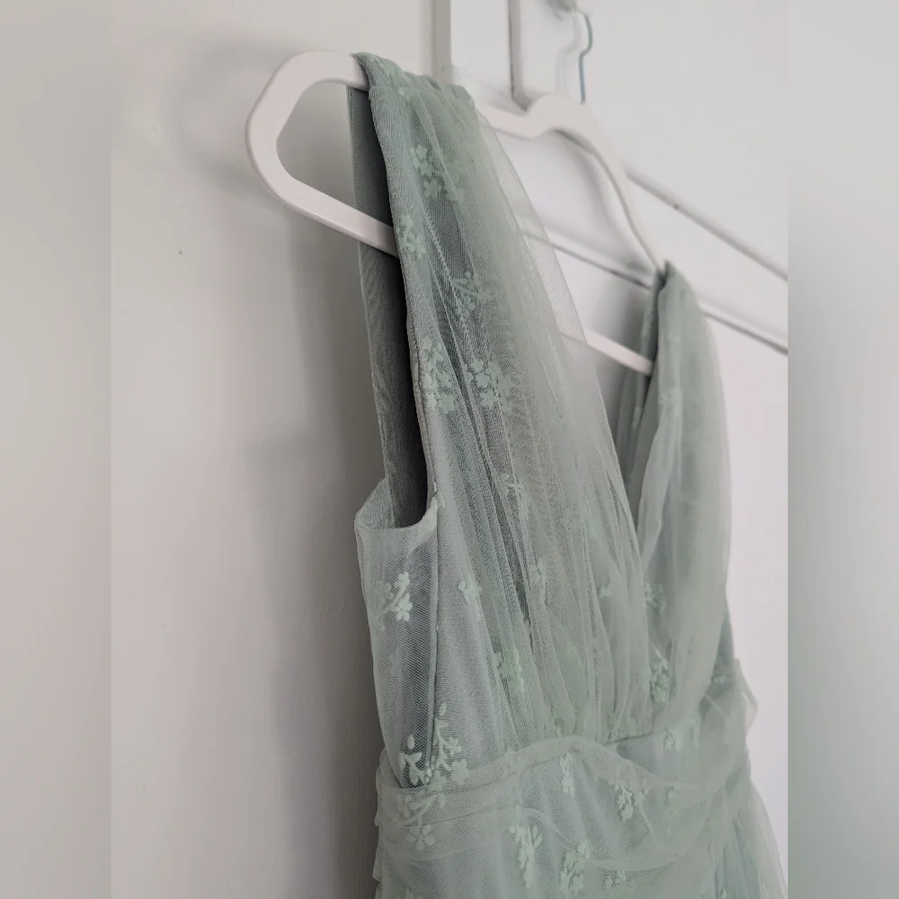 Soieblu Mint Green Floral Maxi Dress - Picture 5 of 11
